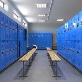 Locker Room 3D model